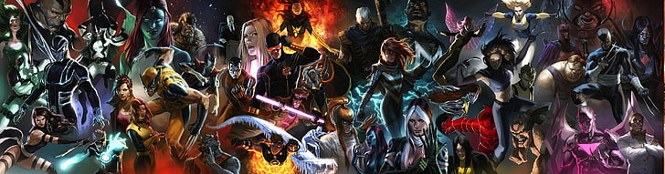 X-Men characters, Mystic, Wolverine, Storm, marvel, Polaris, Emma Frost, HD wallpaper