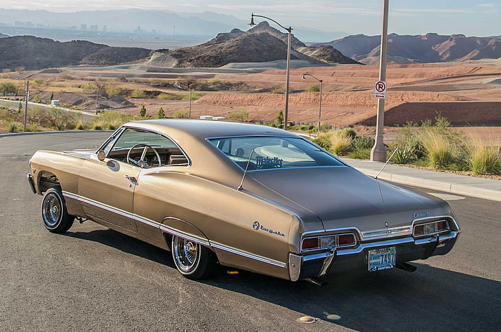 1967, chevrolet, custom, gangsta, hot, impala, lowrider, rod, HD wallpaper