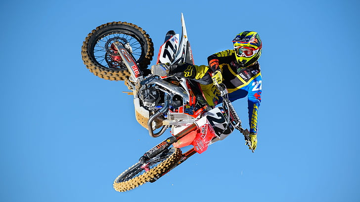 Chad Reed, motocross, fmx, rider, HD wallpaper