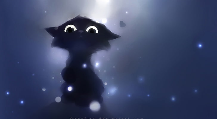 Judge Cat, black cat illustration, Artistic, Fantasy, Beautiful, HD wallpaper