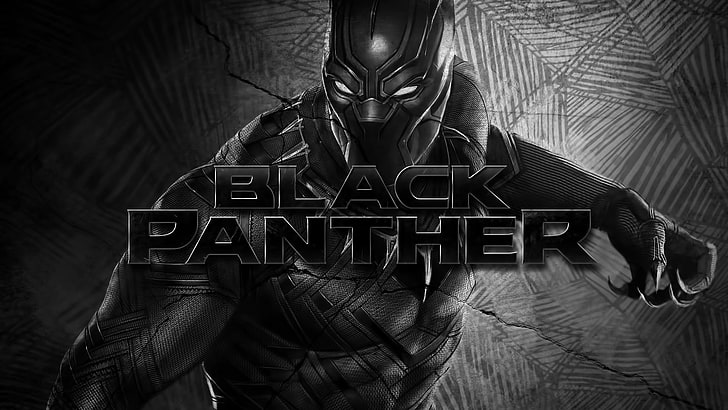 Black Panther wallpaper, Marvel Comics, one person, front view, HD wallpaper