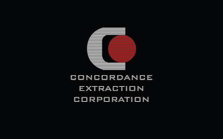 Concordance Dead Space Black HD, concordance extraction corporation, HD wallpaper
