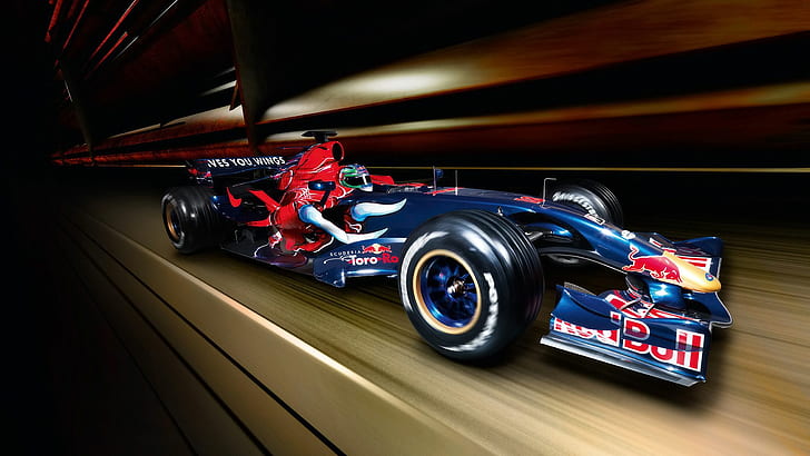 Formula One F1 Race Car Motion Blur HD, cars, HD wallpaper