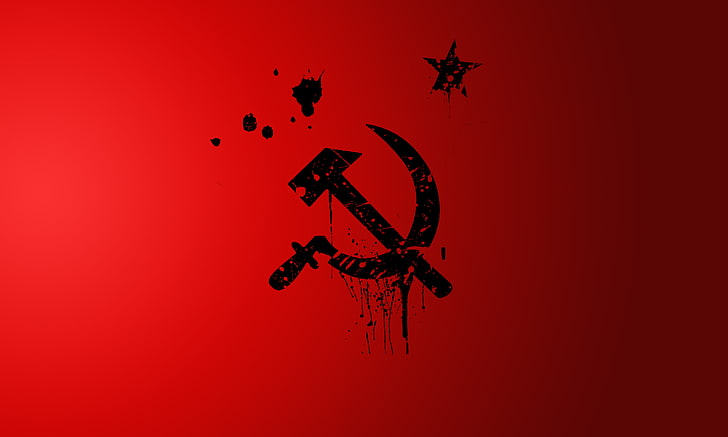 HD wallpaper: Communist Symbol, Soviet Union flag vector art, Aero ...