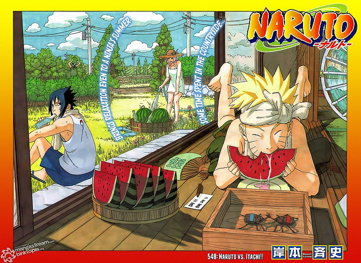 haruno sakura uchiha sasuke watermelons naruto shippuden manga uzumaki naruto 1781x1300 wallpape Anime Naruto HD Art