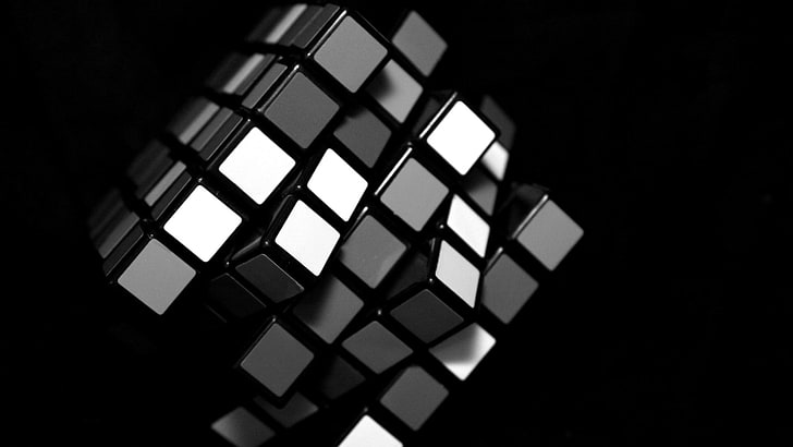 life, cube, block, box, 3d, square, pattern, indoors, no people, HD wallpaper