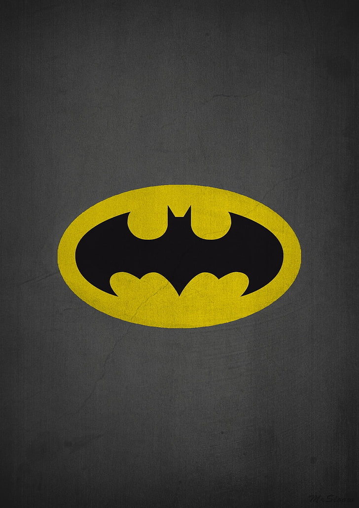 HD wallpaper: Batman logo, yellow, studio shot, no people, indoors, single  object | Wallpaper Flare