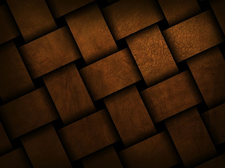 pattern, texture, digital art, brown, HD wallpaper