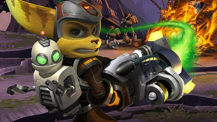 ratchet and clank up your arsenal, HD wallpaper