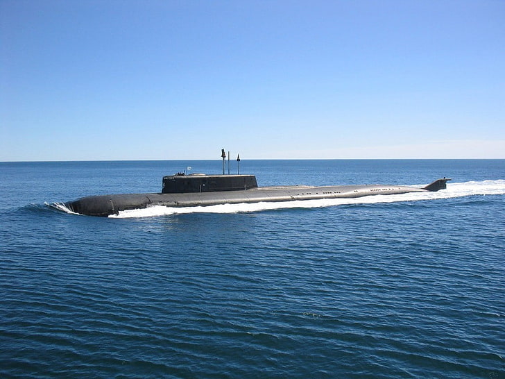 submarine, nuclear submarines, military, vehicle, sea, water, HD wallpaper