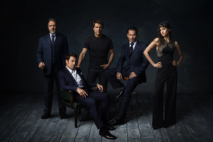 Tom Cruise, Nick Morton, Sofia Boutella, Dr. Henry Jekyll, Johnny Depp, HD wallpaper