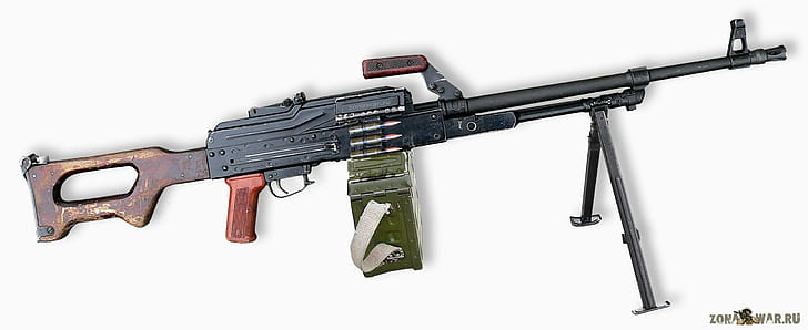 kalashnikov pk rifle, HD wallpaper