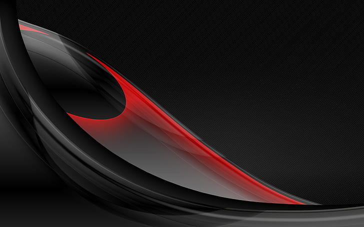 Abstract, Black, Red, Lines, Dark Background, red and black logo