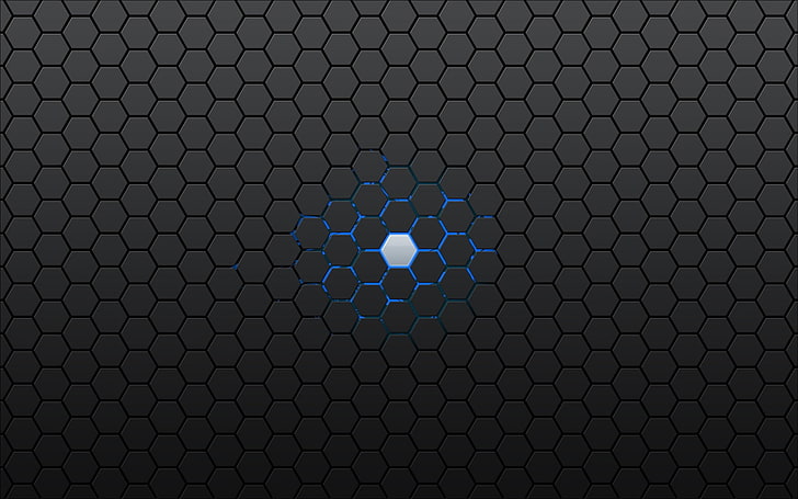 black and blue lighted digital wallpaper, Android (operating system)