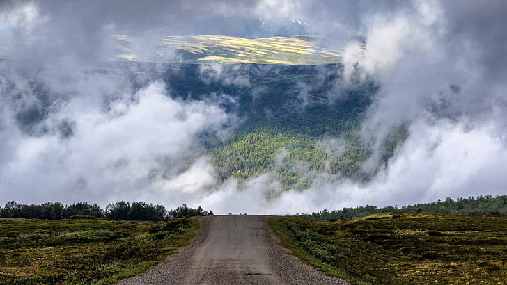 Scottish Highlands, Scotland, nature, landscape, road, transportation, HD wallpaper