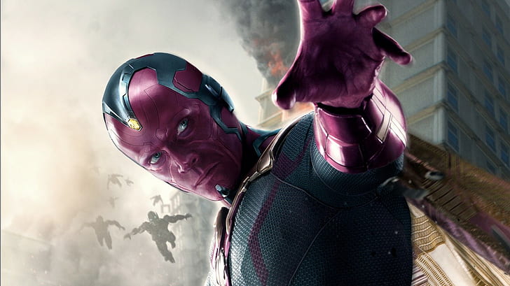 Marvel Comics, Avengers: Age of Ultron, Vision, Paul Bettany, HD wallpaper