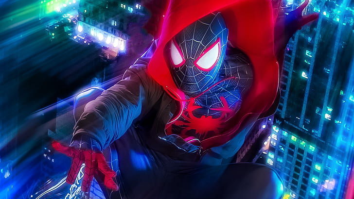 HD wallpaper: Movie, Spider-Man: Into The Spider-Verse, Miles Morales ...