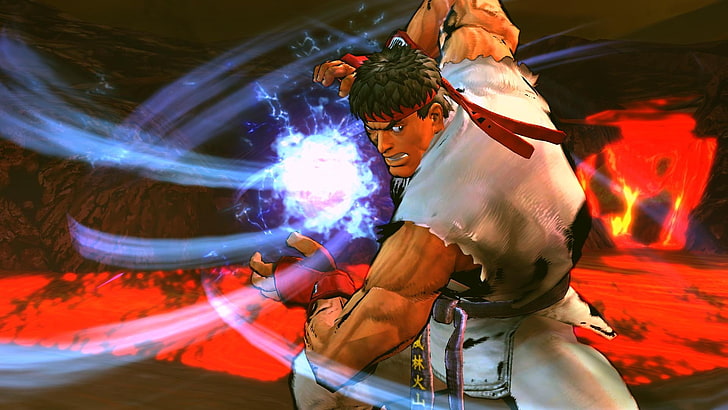 Ryu-Super Street Fighter 4 original painting, HD wallpaper