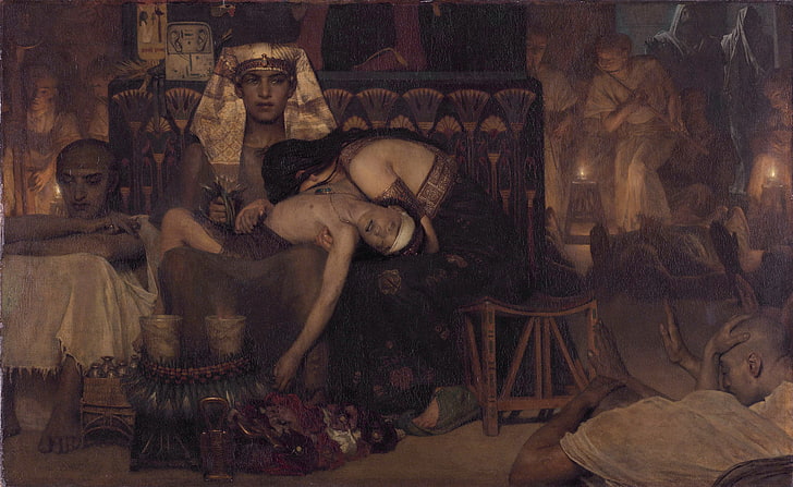 classic art, Lawrence Alma-Tadema, Egypt, Holy Bible, art and craft