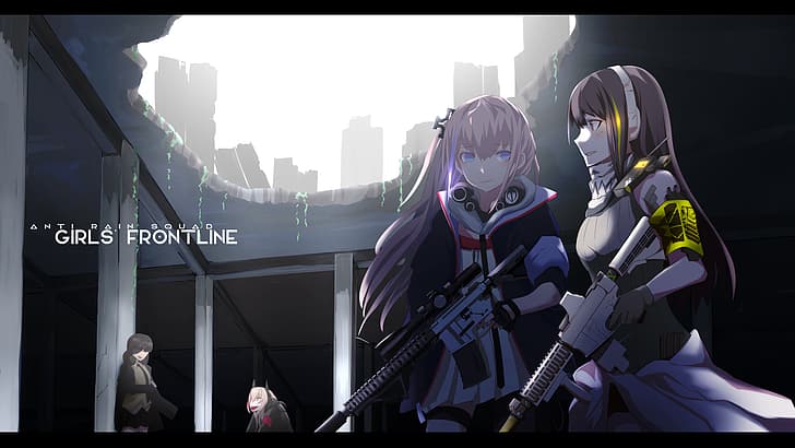 anime, anime girls, Girls Frontline, M4A1 (Girls Frontline), HD wallpaper