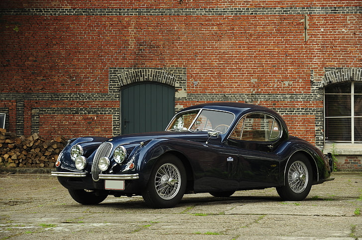 sports car, coupe, XK100, classic cars, retro, 1950, Jaguar