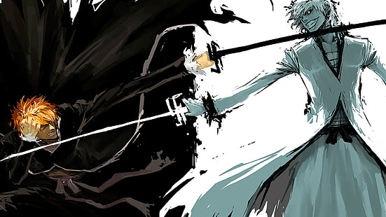 HD wallpaper: Bleach, sketches, anime boys, sword, fighting, Kurosaki  Ichigo | Wallpaper Flare