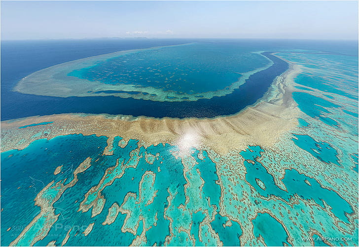 australia, great Barrier Reef, natural, ocean, sea, water, HD wallpaper