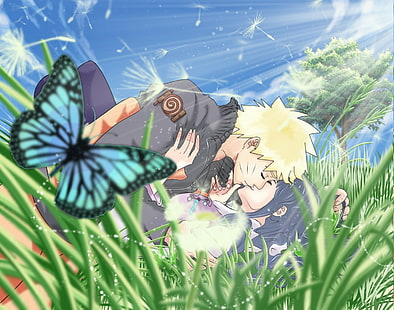 HD wallpaper: naruto shippuuden uzumaki naruto hyuuga hinata anime kissing  anime girls | Wallpaper Flare