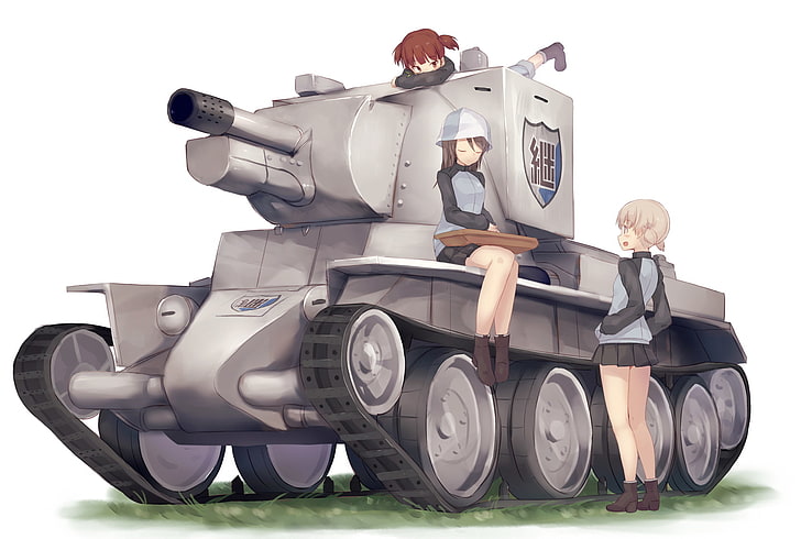 Anime Girls Und Panzer Katyusha Hiranko Girls Und Panzer  फट शयर