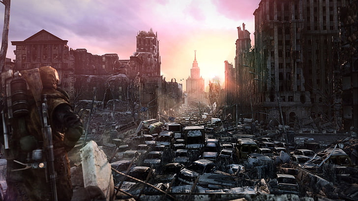 HD wallpaper: Metro Last Light Game HD Desktop Wallpaper 13, apocalypse-themed  city illustration | Wallpaper Flare