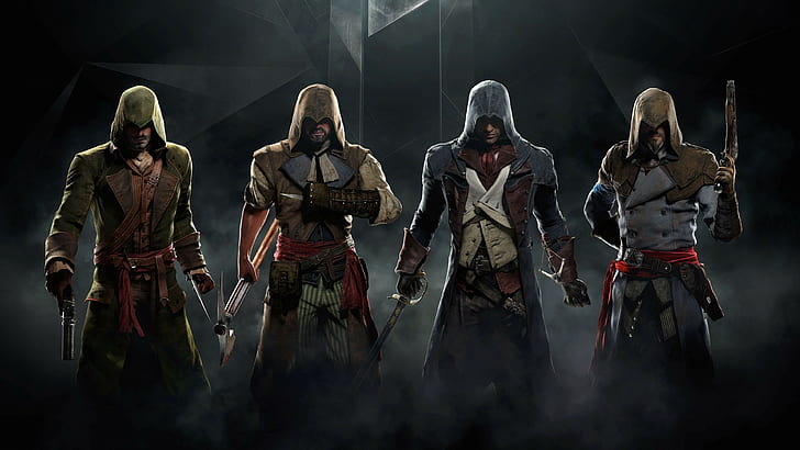 gamers, Assassin's Creed:  Unity, video games, Video Game Art