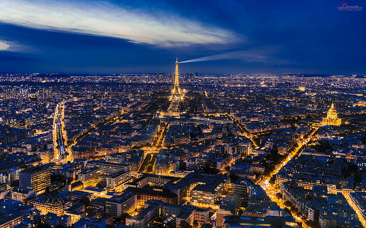 bird's eye photograph of Paris, France during daytime, paris, HD wallpaper