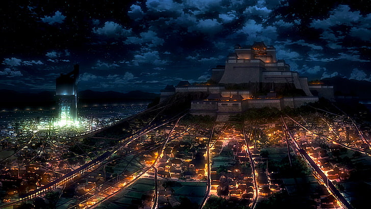 Anime, Kabaneri of the Iron Fortress, City, Koutetsujou no Kabaneri, HD wallpaper