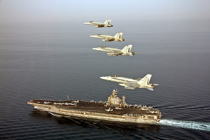 aircraft, aircraft carrier, McDonnell Douglas F/A-18 Hornet
