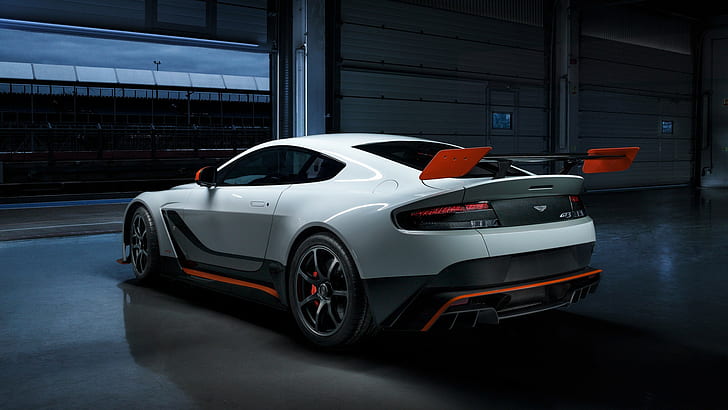Aston Martin Vantage GT3, car, garages, HD wallpaper