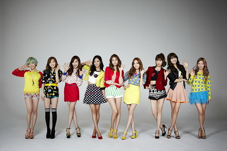 assorted-color clothes, SNSD, Girls' Generation, Tiffany Hwang