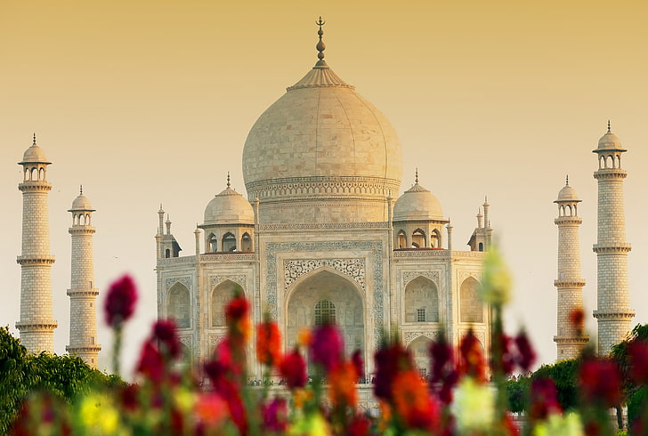 Taj Mahal, India, castle, monument, temple, The Taj Mahal, Agra, HD wallpaper