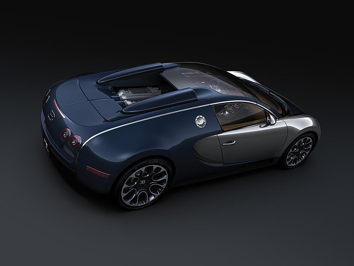 Bugatti 16.4 Veyron Centenaire Edition, 2009 bugatti veyron sang bleu, HD wallpaper
