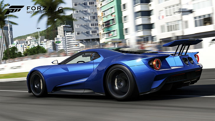 Forza Motorsport 6, Ford GT, video games, HD wallpaper