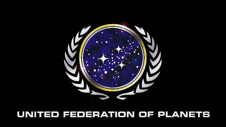 Hd Wallpaper United Federation Of Planets Logo Star Trek Wallpaper Flare