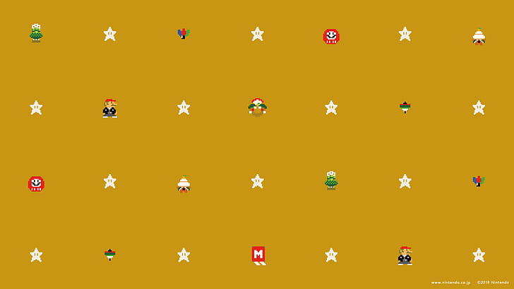 Mario, 16-Bit, Nintendo, Pixel Art, Super Mario Kart