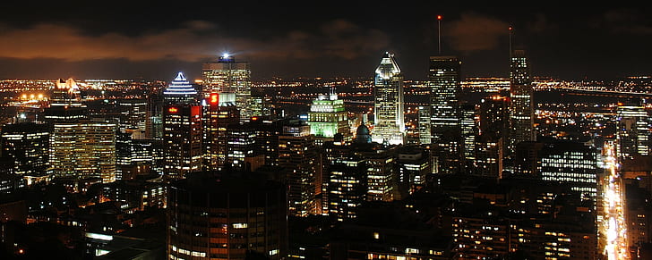 high-rise building, montréal, montréal, city, ville  montreal