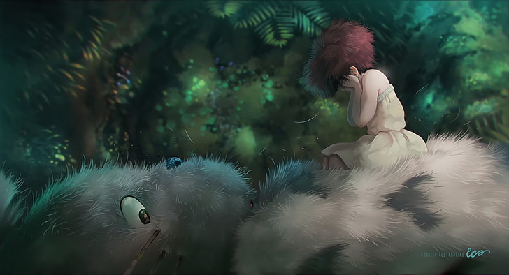 Movie, My Neighbor Totoro, Satsuki Kusakabe, Studio Ghibli, HD wallpaper