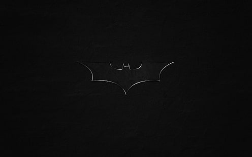 HD wallpaper: Logo, Dark background, Batman, Minimal | Wallpaper Flare