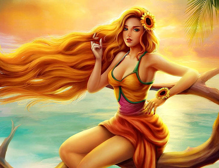 artwork, League of Legends, Leona (League of Legends), beauty, HD wallpaper