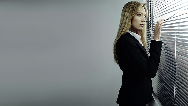 Anna Torv, Fringe (TV Series), one person, copy space, business, HD wallpaper
