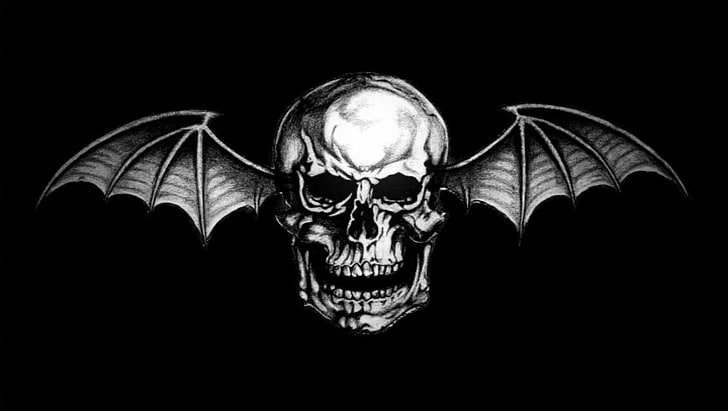 Band (Music), Avenged Sevenfold, human Skull, halloween, spooky