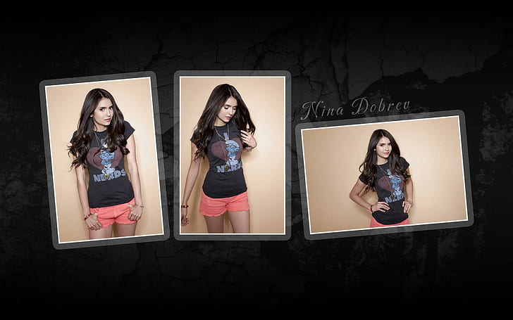 Nina Dobrev Vampire Diaries Actress, HD wallpaper