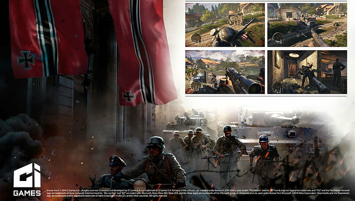 HD wallpaper: battle, enemy, fighting, front, military, shooter, war ...