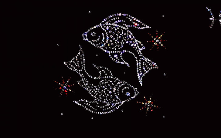 HD wallpaper: Zodiac Pisces, fantasy, stone, fish, jewel, creative, diamond  | Wallpaper Flare